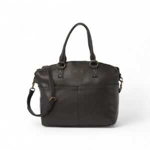 NEW AMERICAN LEATHER black Bag Shoulder / Crossbody / Tote Adjustable Strap